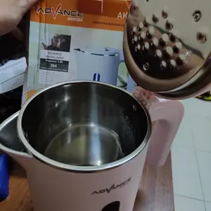 【HL】Advance Ak-184 Teko Listrik 1,8 Liter Stainless Steel 304 Food Grade Pemanas Air Aman Di konsumsi