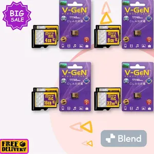 V-Gen 100% Original Micro SD Card V-Gen Class 6 Kapasitas 2GB 4GB 8GB 16GB 32GB Garansi Lifetime Resmi V-Gen Storage