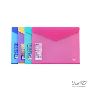 Bantex Duro Bi-Colour PP Envelope Folder File Amplop A5 - 3225