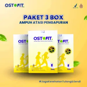 Paket 3 box susu Ostofit Herbal Untuk Nyeri Sendi
