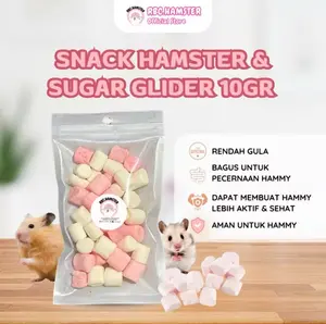 MARSHMALLOW SNACK HAMSTER SUGAR GLIDER MARSHMALLOW SNACK HAMSTER SUGAR GLIDER MAKANAN SEHAT HAMSTER