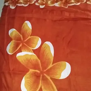 KAIN PANTAI BALI / SARUNG PANTAI MOTIF BUNGA KECIL[RUMBAI]  BAHAN RAYON ADEM
