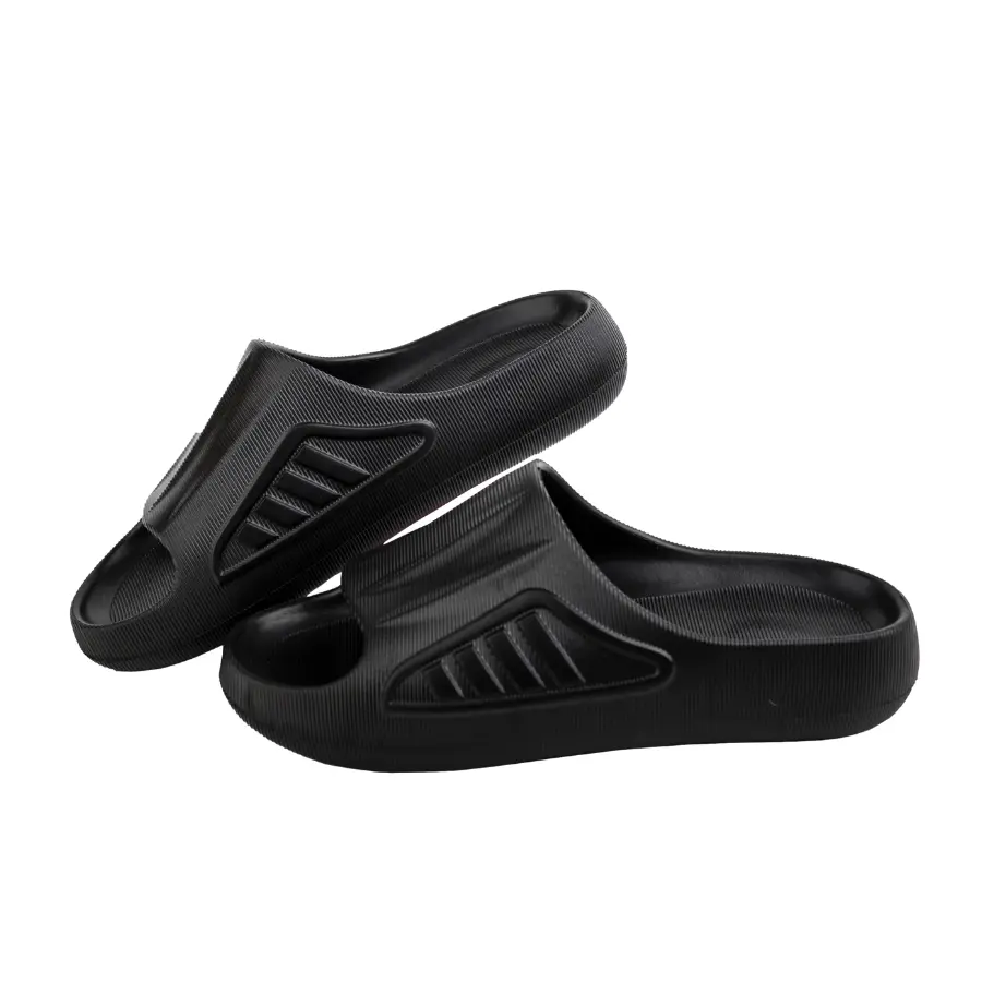 [FORM TO ĐẶT NHỎ 1 SIZE)Dép đúc nguyên khối 4 sọc nam nữ nhẹ, êm chân, chất liệu cao su chống thấm nước, chống trơn - DH369- Vietdepmu