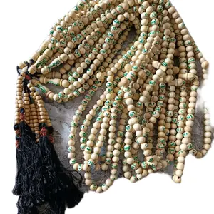 Tasbih Muslim Bertulisan Lafat Arab dengan Motif Unik Bulat Cantik