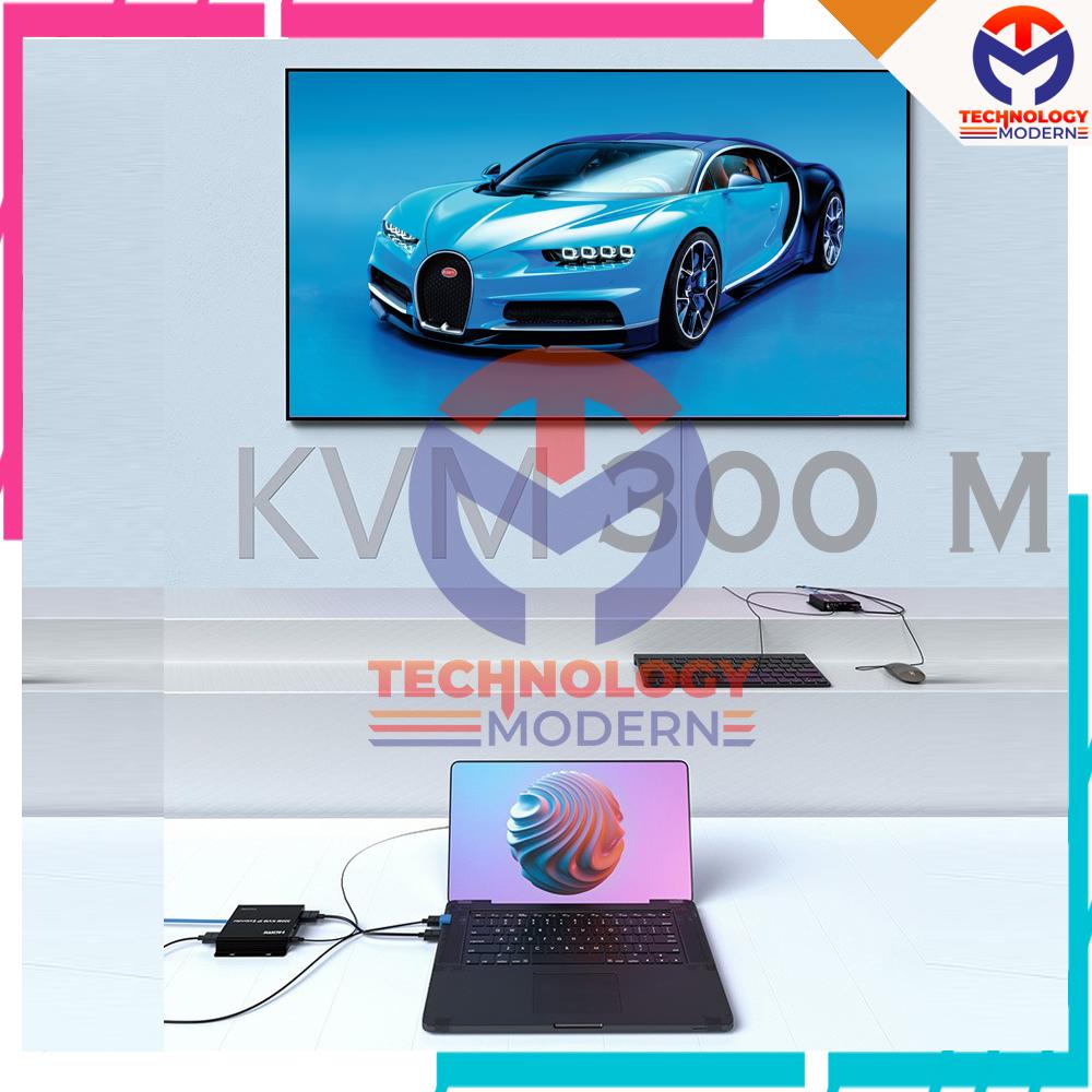 HDMI IP KVM Extender 300 M Over UTP LAN Via Switch Hub Support Cascading
