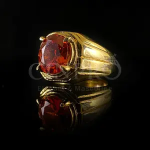 [CINPRO] Batu Permata Yellow Citrine Oval + Gratis Box Cantik