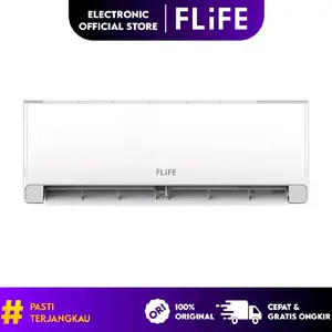 FLIFE FAC-07FLOO Ac Split  Standard 3/4pk  7.500 BTU  570 watt Ac FLIFE  BY GREE 3/4 Pk fac 07Floo  Smart cleaner  Garansi Resmi 10 +5 Tahun