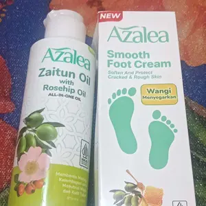 [SPECIAL LIVE] Paket Azalea Foot Cream dan Azalea Zaitun Oil Hand Mencerahkan Tangan