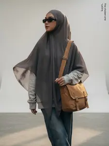 Kajati - Khimar Bandana Arunika Chiffon Ceruty French Square Premium