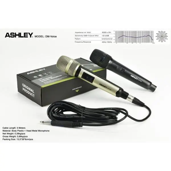Mic Kabel Ashley DM-VOICE/ DMVOICE Original - Shop | Tokopedia