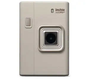 FUJIFILM INSTAX MINI LiPlay+ Sand Beige Hybrid Instant Camera Garansi Resmi
