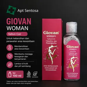 Giovan Sabun Cair Antiseptik untuk Wanita 100 ml Membersihkan dan Menjaga Kesehatan Area Kewanitaan
