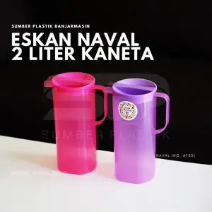 Pitcher / Teko Air Plastik NAVAL 2 Liter BPA Free KANETA Water Jug