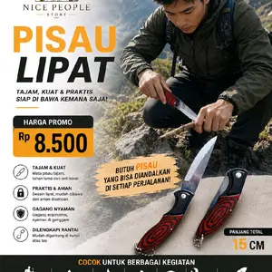 pisau lipat mendaki dan sehala kebutuhan berguna Outdoor
