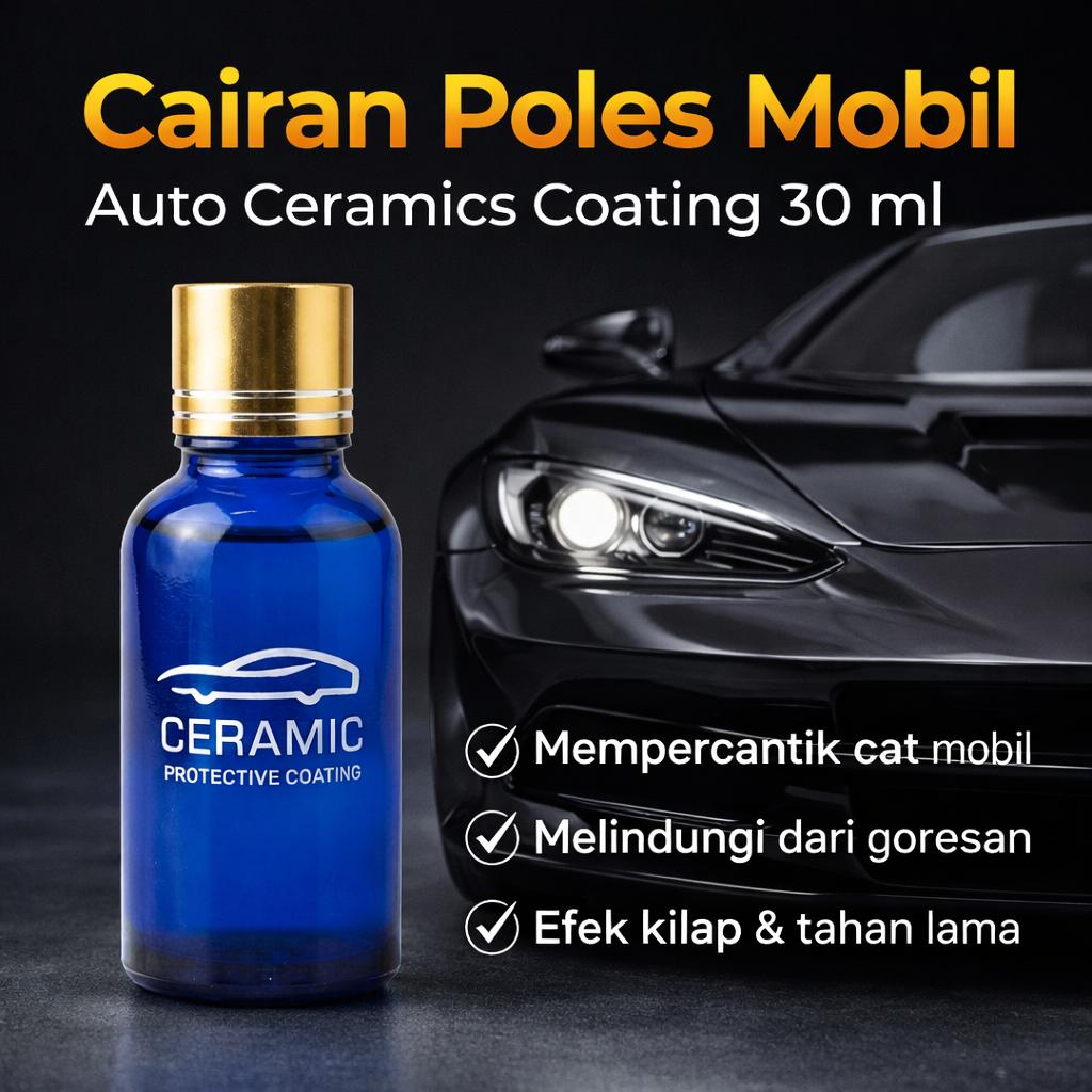 PROCOAT Poles Mobil Auto Ceramics Coating Liquid Anti Scratch 9H 30ml - P9H