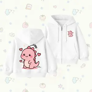 YUDAZ Jacket Hoodie Zipper Anak B.C.D Umur 4-15 Tahun Unisex Laki-Laki & Perempuan