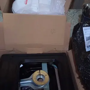 Kompor Gas 1 Tungku PERTA SNI Asli - Api Biru Body Hitam Kokoh Motif Gold Elegan