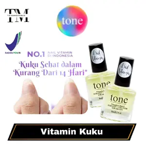 TONE Vitamin Kuku | Booster Keratin+Calcium | Nail Vitamin | Cuticle Oil | Minyak Kuku Kering