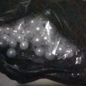 [25 Gram] Mutiara Ringan Grade A Mutiara Lubang Sintetis Ringan 4mm 6mm 8mm 10mm 12mm 14mm
