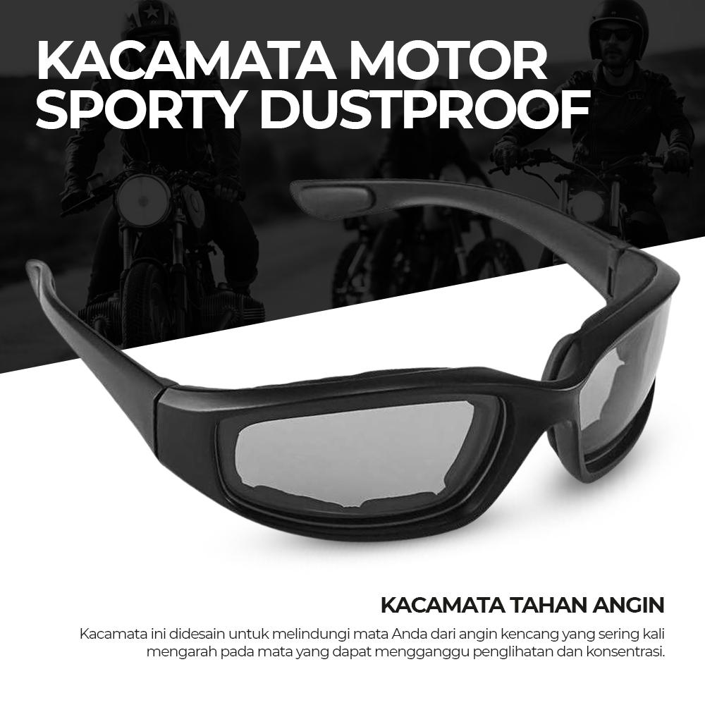 Acetato Kacamata Motor Sporty Dustproof Breathable UV400 - Z5401
