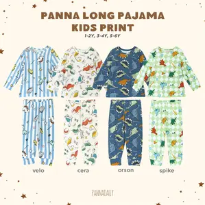 BOHOPANNA - PANNADAILY - LONG PAJAMA KIDS PRINT - SETELAN ANAK