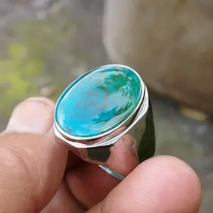 Cincin bacan doko keristal bluis one colour natural