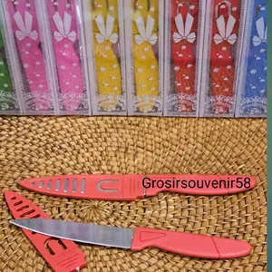 ( isi 50pcs ) PISAU SARUNG KEMASAN MIKA