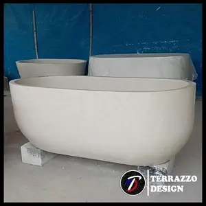 Bathub teraso mewah dan berkelas Trending | Bathtub Terrazzo