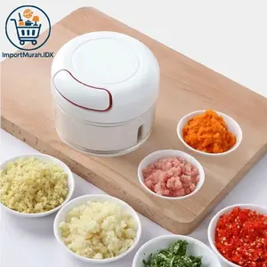 mini Chopper Blender Tarik Manual Tangan Penghalus Pencacah Bumbu
