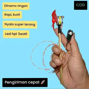 dinamo generator turbin angin mini dinamo lampu layang layang super terang fullset