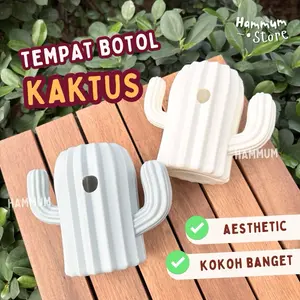 Tempat Botol Minum Hamster Kaktus | Cactus Bottle Stand | Holder Botol Minum | Tatakan Botol Minum
