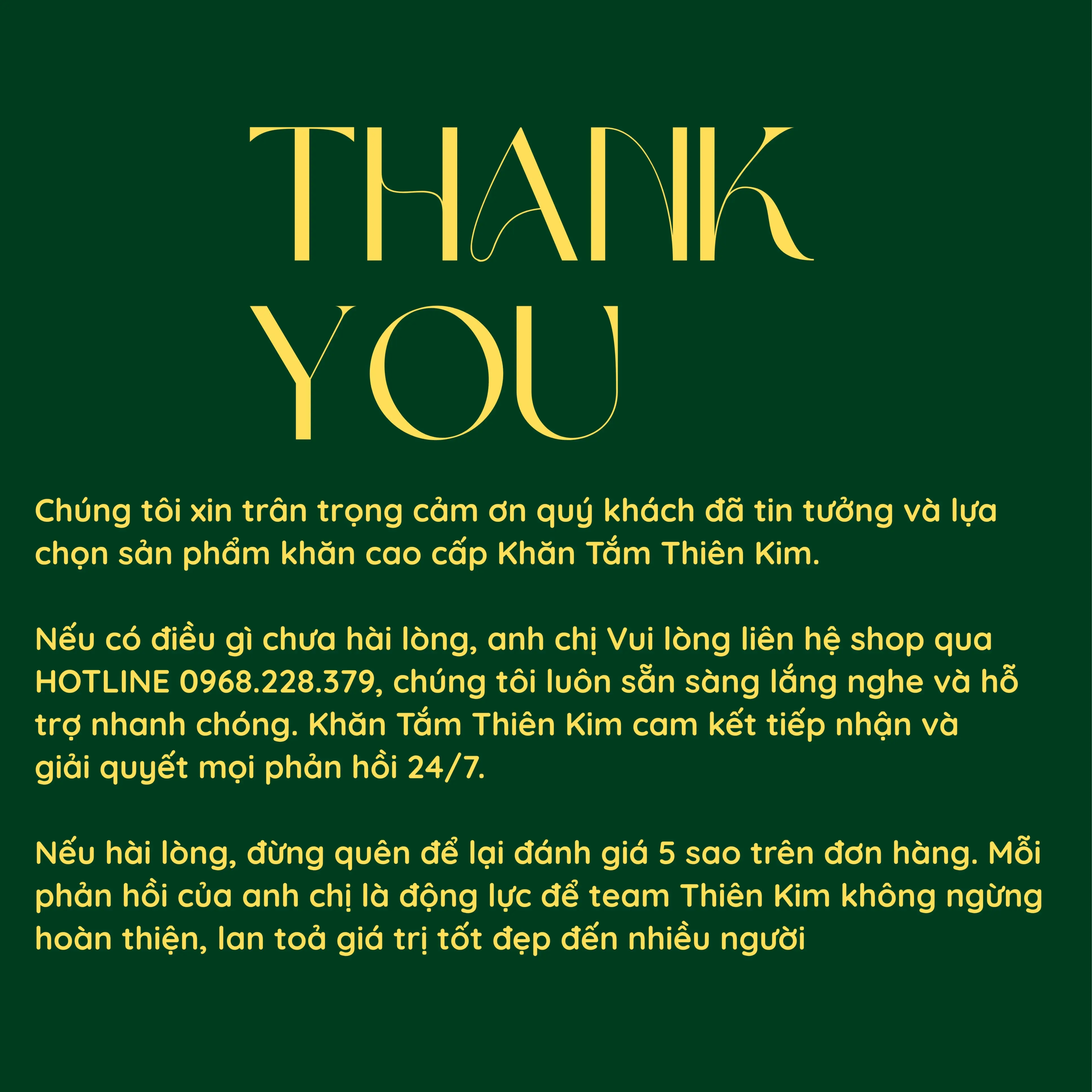 Tặng 1 lá thư cảm ơn anh chị đã tin tưởng - 1