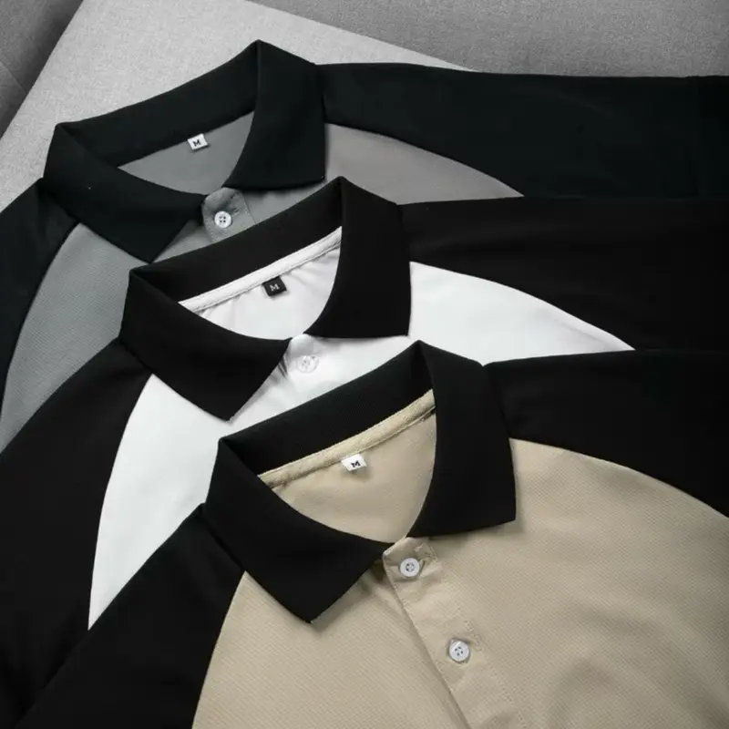 ÁO POLO PHỐI TAY RAGLAN VẢI THUN CÁ SẤU POLY