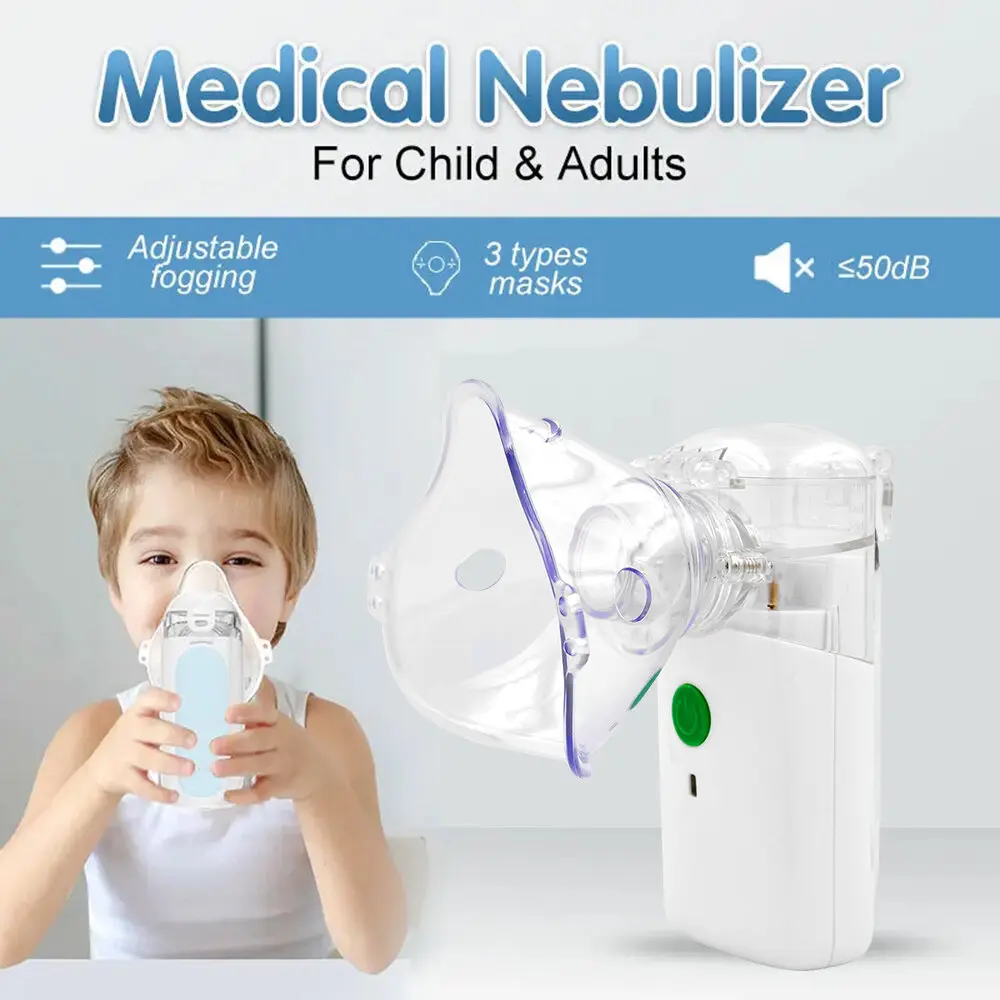 Rechargeable Handheld Nebulizer Machine, Compact Inhaler for Quick ...