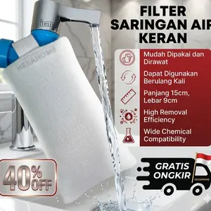 BELI 2 GRATIS 1 KAPAS /  Water Saringan warna putih Filter Air Catton Beby Tery Gramasi 320 Tebal Dilengkapi Karet Elastis Premium Kapas Dapat Diganti Setiap Hari Fungsi Utama Menyaring Kotaminan dan Pertical Halus MATERIAL POLYSTER NON WOFEN
