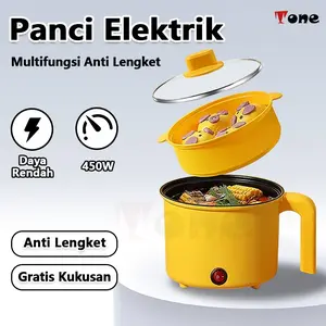 Ready Stok Panci Listrik Rice Cooker Magic Com Rice Cooker Mini Panci Stainless Steel  Magic Com Mini 450W Panci Kukus / Teko Listrik / Kompor Listrik /Teko Listrik Pemanas Air Store.Id