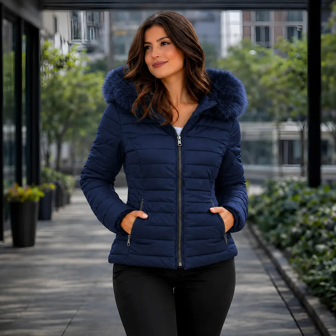Jaqueta Feminina Puffer Forrada Premium | Quentinha, Leve e Estilosa