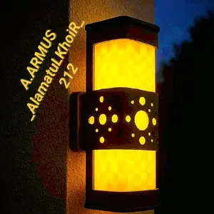 LAMPU OUTDOOR&INDOR Lampu Hias Dinding Tembok Tempel Dekorasi Pilar Taman Minimalis Mudah di Gunakan sangat ringan terbuat dari PVC hasil ukiran yang Tdak Kalah Saing Dengan Produk PABRIK garansi pabrik produksi cerdas pencahayaan outdoor terbuat dari abs