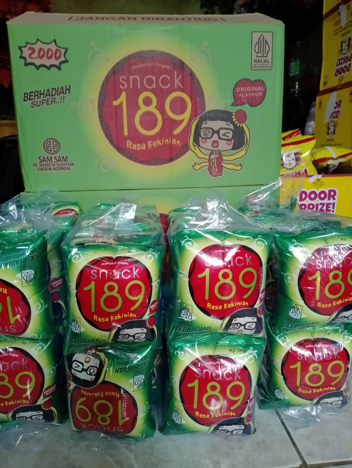 Chiki 189 snack rasa kekinian dan berhadiah bila beruntung 1 pack isi ...