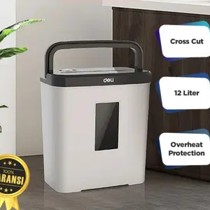 Mesin penghancur kertas paper shredder DELI E9939 Kapasitas 5 lembar