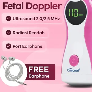 Alat Deteksi Jantung Janin Fetal Doppler Heartrate 2.5MHz
