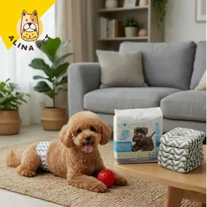 Pampers NOONA Jantan Dog Male Diapers Noona Anjing Jantan Anti Marking Popok Anjing Jantan Noona