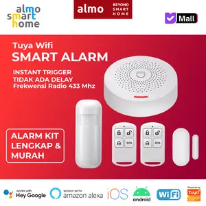 ALMO H3 Smart Siren Wireless Alarm Rumah Tuya Smart Life Wifi