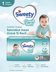 SWEETY Silver Pants Popok Celana M28 M 28