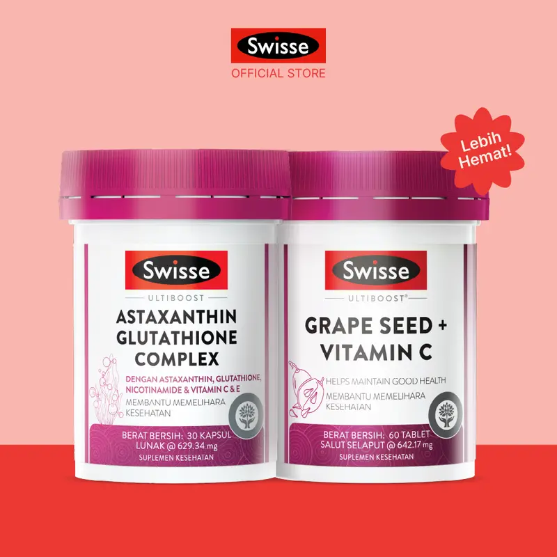 Swisse Ultiboost Astaxanthin Glutathione Complex - Shop | Tokopedia