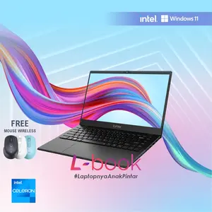 Laptop Zyrex L-BOOK Intel Celeron N4020 8GB/128GB EMMC Garansi Resmi Indonesia