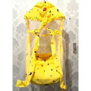 Ayunan bayi kelambu pita karakter 3 in 1 (dapat kasur,kelambu,kain ayun. tidak ada besi) ukuran besar Kasur Nyamuk