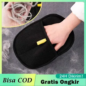 Pembersih Bulu Kucing dan Anjing Sarung Tangan Grooming Kucing Anjing Sikat Dua Arah Elektrostatis Bisa Cuci Ulang Anti Bulu Sikat Roller Pembersih Pakaian Bulu Hewan Alat Pembersih Bulu Kucing Di Pakaian Baju Karpet Sikat Bulu Kucing | Pet Hair Remover