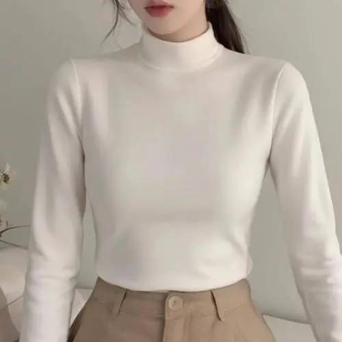 GN01 Áo giữ nhiệt cổ 3cm lông thỏ 2 mặt , co giãn tốt giữ ấm tốt phù hợp với mùa đông ( len lông thỏ )