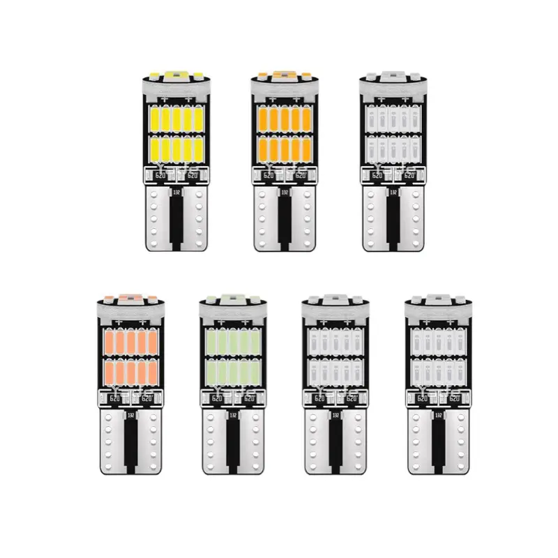 Đèn xi nhan, đèn demi, đèn trần oto chân LED T10 5W 12V DC dành cho xe máy, xe hơi (loại xịn 26 chip led) -Phụ tùng xe máy HCM